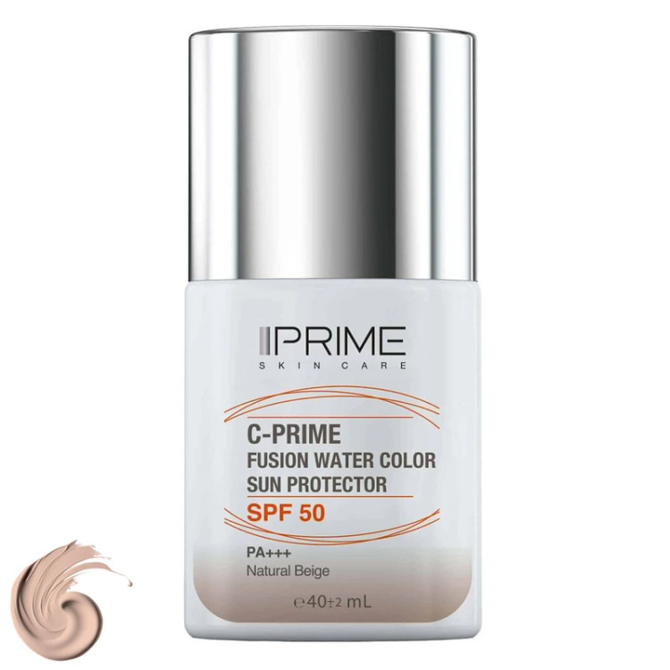 فلوئید ضد آفتاب رنگی پرایم SPF 50 natural beige
