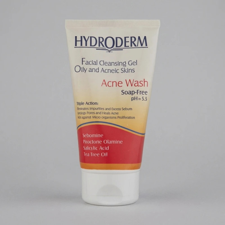 ژل شستوشوی صورت هیدرودرم مدل Oily Skin وزن 150 گرم